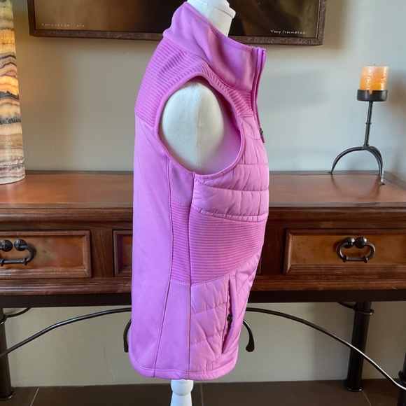 Tek Gear Zip-Up Puffy Vest. Pink. Size S - Picture 5 of 8